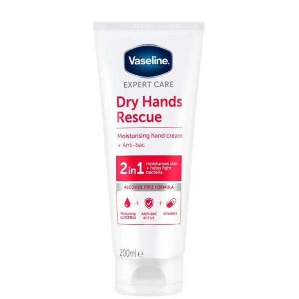 DRY HANDS RESCUE 2IN1 VASELINE