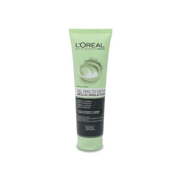 L’OREAL GEL NETTOYANT DETOX VISAGE À L’ARGILE ET AU CHARBON 150 ML