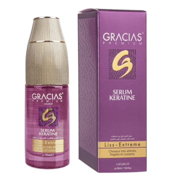 GRACIAS SÉRUM KÉRATINE SANS SULFATE CHEVEUX TRÈS ABÎMÉS FRAGILES ET CASSANTS