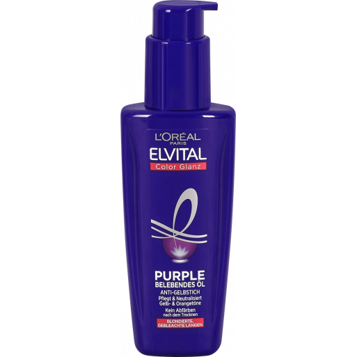 L’OREAL PARIS ELVITAL HUILE CAPILLAIRE REVIGORANTE COLOR SHINE PURPLE, 100 ML