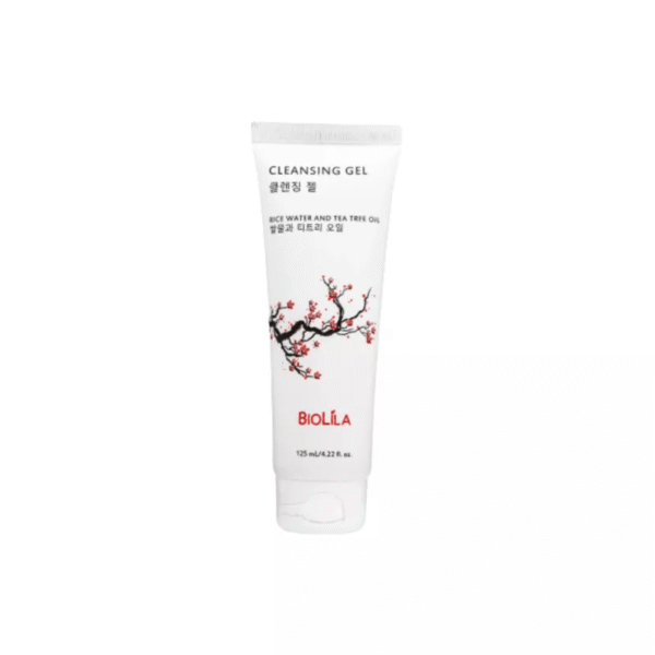 BIOLILA CLEANSING GEL RICE WATER AND TEA TREE OIL 125ML