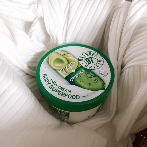 ATSILIEPIMAS: GARNIER – BODY SUPERFOOD MAITINAMASIS KREMAS KŪNUI SU AVOKADAIS