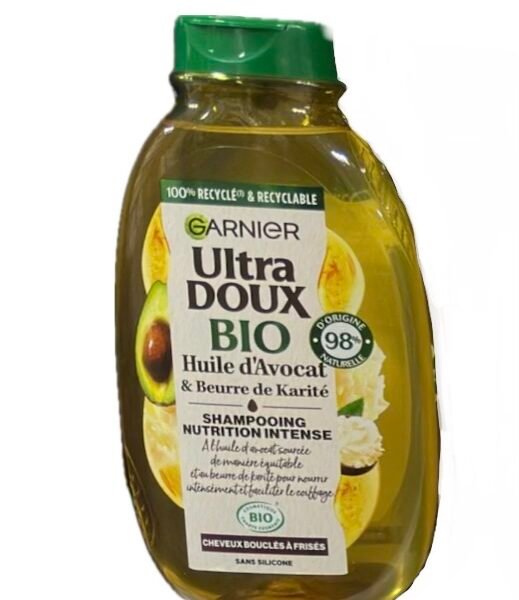GARNIER
Ultra DOUX
Huile d'Avocat
& Beurre de Karité
SHAMPOOING
NUTRITION INTENSE