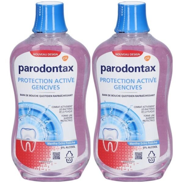 BAIN DE BOUCHE PARODONTAX 500ML PROTECTION ACTIVE GENCIVES