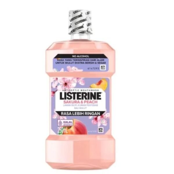 BAIN DE BOUCHE LISTERINE 250ML SAKURA PEACH