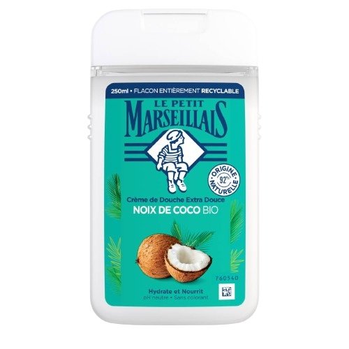 Crème de Douche Extra Douce Noix de Coco BIO 250ML le petit marseillais