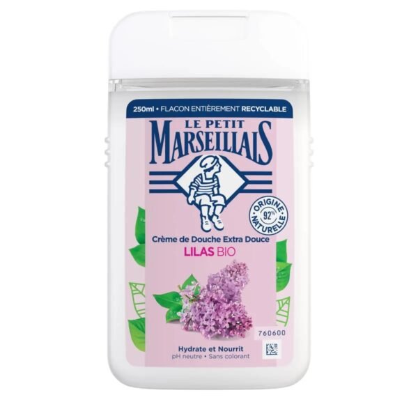 Crème de Douche Extra Douce Lilas BIO 250ml le petit marseillais