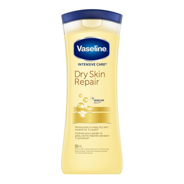 Vaseline Intensive Care Dry Skin Repair Lotion 400mL - Hydratation Long-Lasting Cliniquement Prouvée pour une Peau Saine