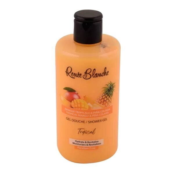 Gel douche Tropical sans paraben renée blanche 470ML