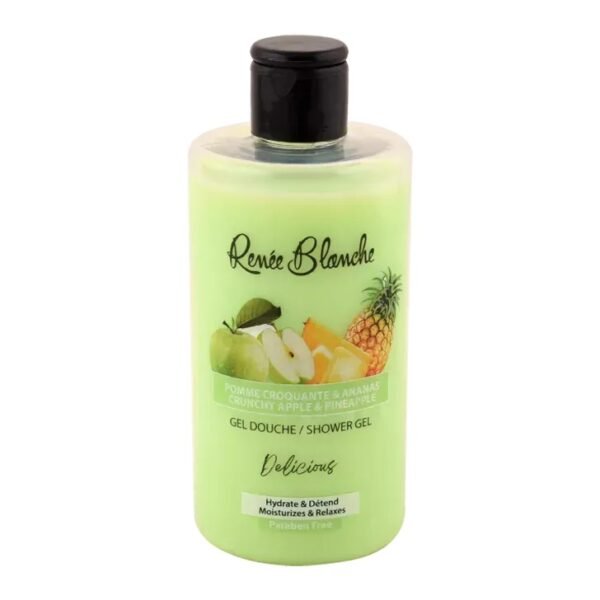 Gel douche Delicious sans  paraben renée blanche 470ML