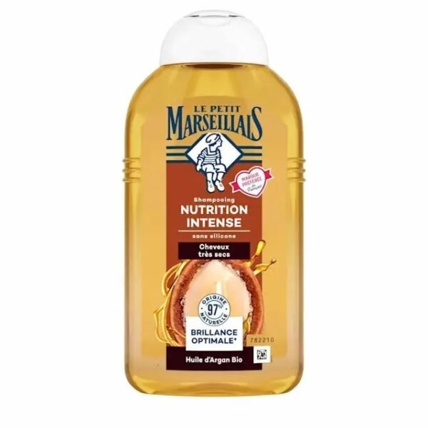 LE PETIT MARSEILLAIS
SHAMPOOING NUTRITION
INTENSE
HUILE D'ARGAN BIO
CHEVEUX TRÈS SECS- 250ML