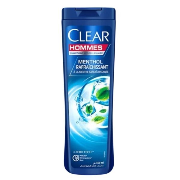 Clear shampoing 360ml menthol