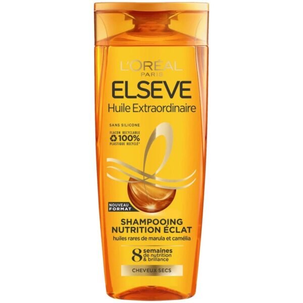 Shampoing Nutrition Eclat Huile Extraordinaire Elseve - Cheveux Secs loreal 300ML