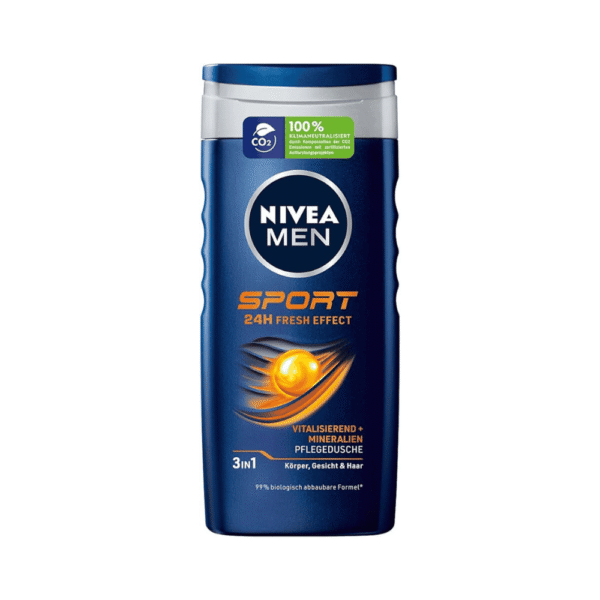 Nivea Men Sport 24H Fresh Effect 3In1 250Ml gel douche