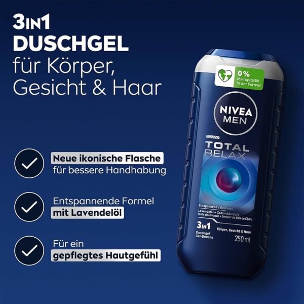 Nivea gel douche 250ml total relax