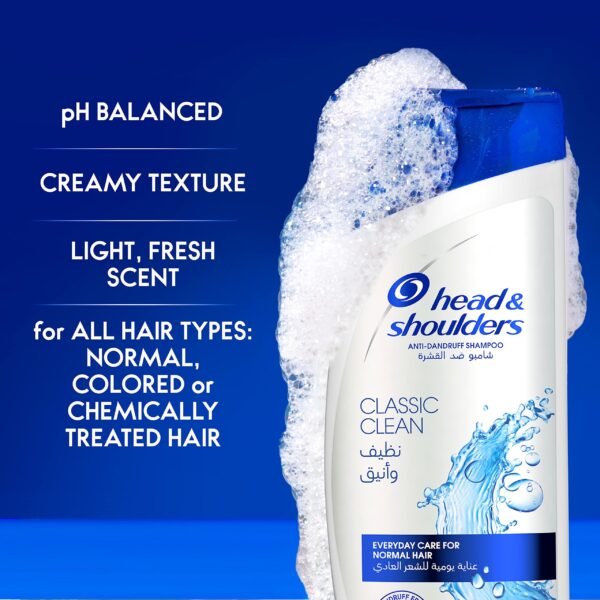 Head & Shoulders classic clean Shampoing Anti‑Pelliculaire 400ML