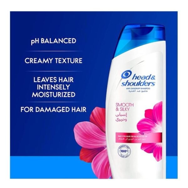 Hair Shampoo Smooth and Silky Anti Dandruff By Head & shoulder 400ML