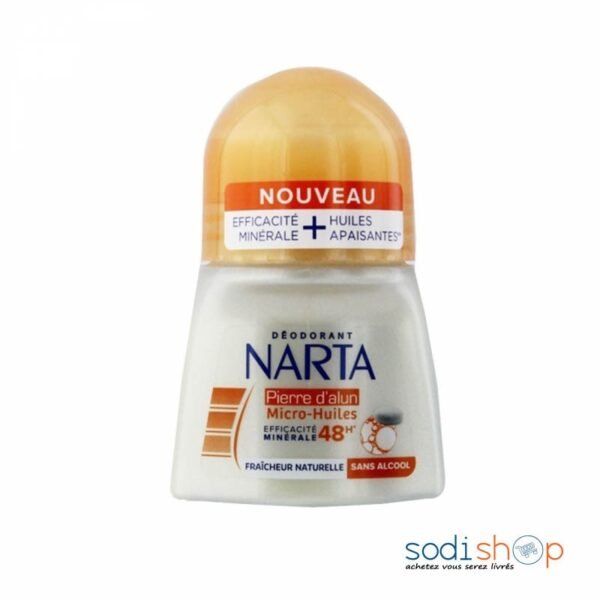 Narta stick Pierre d’Alun Micro-Huiles – Fraicheur Naturelle Efficacité 48H Pour Femme