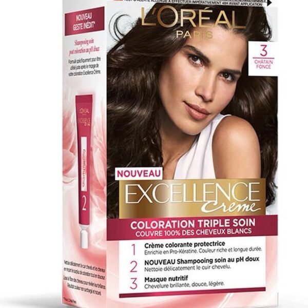 L’Oréal Paris Excellence Crème 3 Châtain Foncé