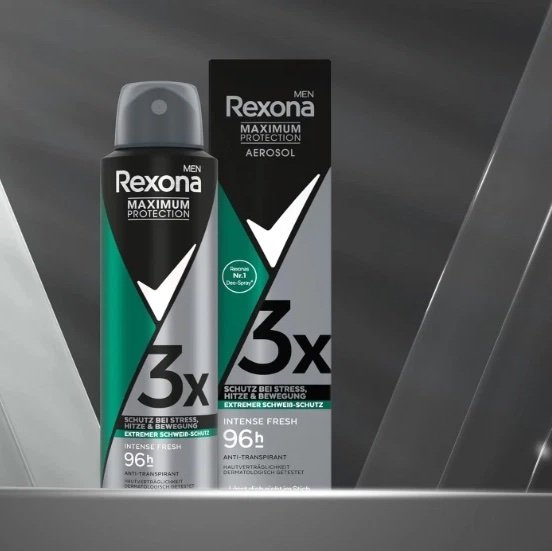 Déodorant Rexona Maximum Protection intense fresh 96H 150ML BOITE