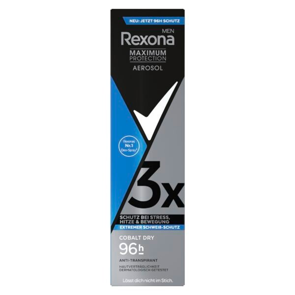 Déodorant Rexona Maximum Protection Cobalt Dry 96H  150ML BOITE