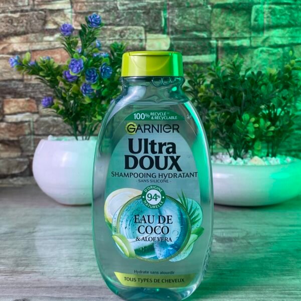 GARNIER ULTRA DOUX SHAMPOOING HYDRATANT EAU DR COCO &ALOE VERA 250ML