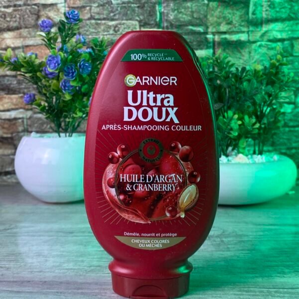 GARNIER ULTRA DOUX APRÈS-SHAMPOOING COULEUR HUILE D’ARGAN & CRANBERRY 250ML