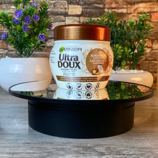 GARNIER ULTRA DOUX MASQUE 3 EN 1 LAIT DE COCO - MACADAMIA 300ML