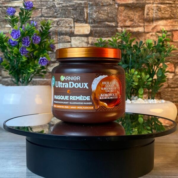 GARNIER ULTRA DOUX MASQUE REMEDE AU HUILE DE COCO& BEURRE DE CACAO 340ML