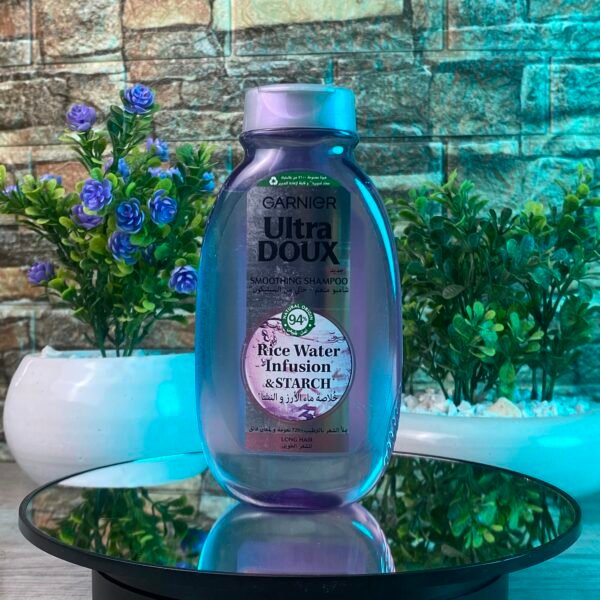 GARNIER ULTRA DOUX SMOOTHING SHAMPOO RICE WATER & STARCH 200ML