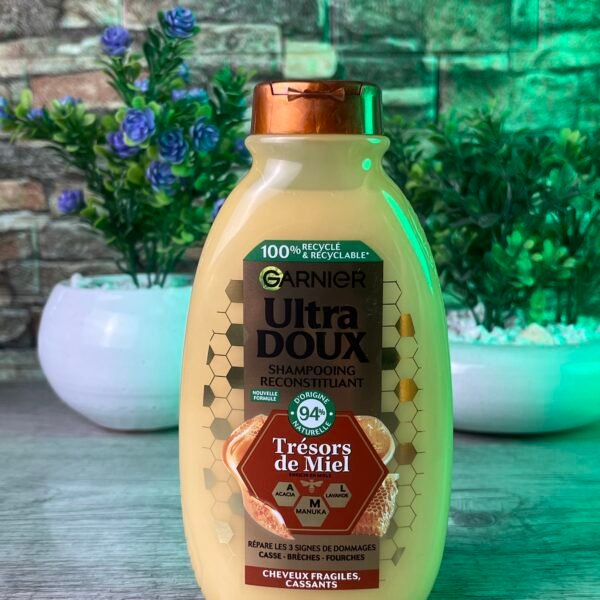 GARNIER ULTRA DOUX SHAMPOOING RECONSTITUANT TRESORS DE MIEL 300ML