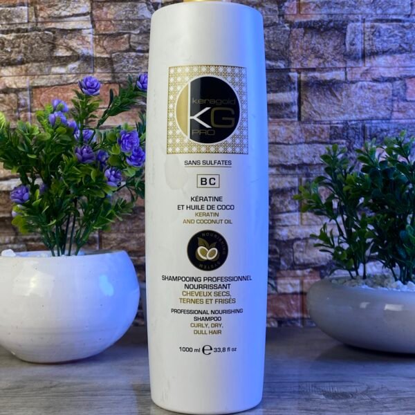 KERAGOLD SHAMPOOING PROFESSIONNEL NOURRISSANT KÉRATINE ET HUILE DE COCO 1000ML
