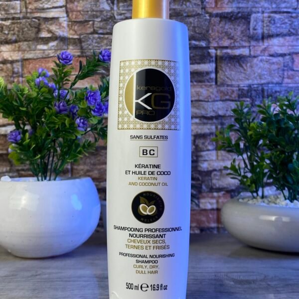 KERAGOLD SHAMPOOING PROFESSIONNEL NOURRISSANT KÉRATINE ET HUILE DE COCO 500ML