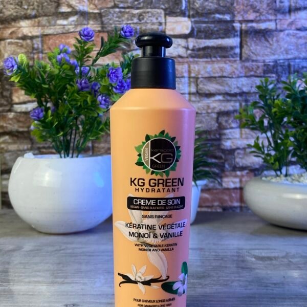 KERAGOLD CRÈME DE SOIN HYDRATANT KERATINE VÉGÉTALE , MONOÏ & VANILLE 200ML