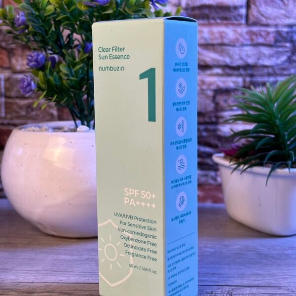 NUMBUZIN CLEAR FILTER SUN ESSENCE CRÈME SOLAIRE M.I.KOREA 50ML