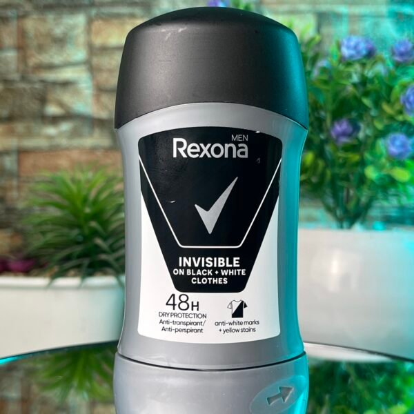 STICK REXONA 50ML INVISIBLE BLACK+WHITE CLOTHES